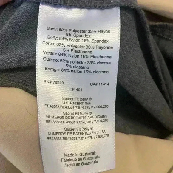 Motherhood Maternity light, gray dress pants - Picture 6 of 7